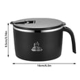 thumbnail image 3 of BotaniNest Stainless Steel Instant Bowl With Lid Insulated Soup Container For Microwave And Camping, 3 of 6