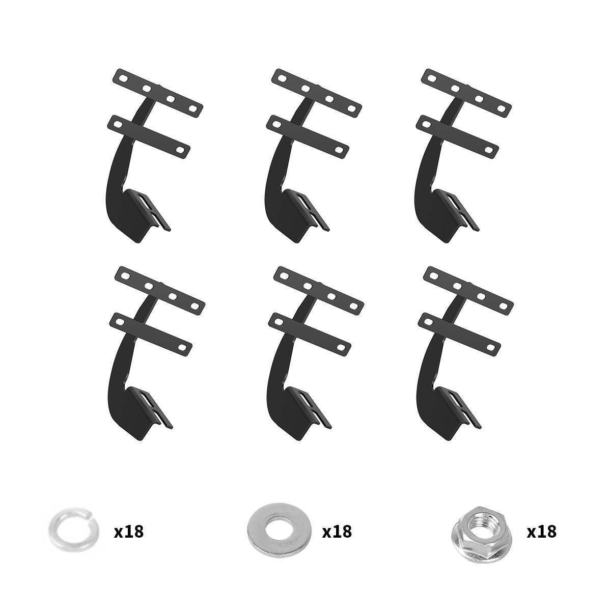 RVNI Running Board for 2019-2025 Dodge Ram 1500 Crew Cab New Body Style 6" Running Boards Nerf Bars Side Steps Black Textured