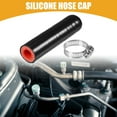thumbnail image 2 of Unique Bargains 1 Set 10mm 0.39" ID Universal Car Silicone Coolant Cap Intake Vacuum Hose End Plug Silicone Black Red, 2 of 6