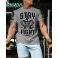 thumbnail image 6 of Gymish Stay In Fight Workout T-Shirt - Funny Gym Shirt, Men's Lifting Tee, Workout T-Shirt for Men, Athletic Gym Wear, Fitness & Weightlifting Shirt, 6 of 6