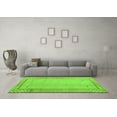 thumbnail image 3 of Ahgly Company Indoor Rectangle Abstract Green Modern Area Rugs, 8' x 10', 3 of 4