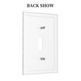 thumbnail image 2 of Kdxio Blue Checkboard Decorator Light Switch or Receptacle Outlet Wall Plate Decorator Wall Plate Child Safe Outlet Cover-Style T, 2 of 6