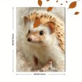 thumbnail image 3 of Cute Hedgehog Canvas Kids Bedroom Living Room Animal Wall Decor Print, 3 of 8