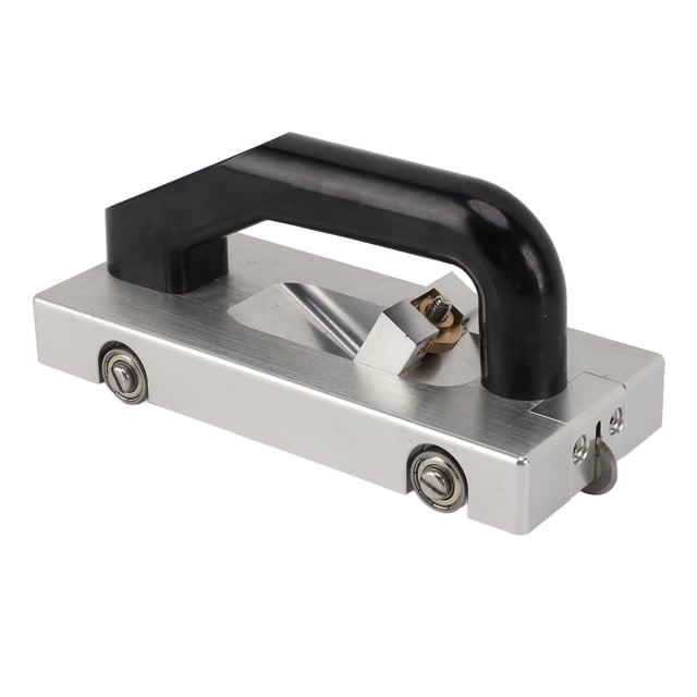 Aluminium Alloy Manual Floor Groover, Silver U Type Blade Wheeled Groover High Slotting Accuracy For PVC Plastic Floor