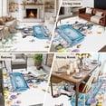 thumbnail image 6 of Animals Flowers 5'x8' Area Rug for Living Room, Weeping Spring Floral Elegant Pastoral Washable Non-Slip Rugs for Bedroom Nursery Dining Room, Low-Pile Kitchen Carpet Large Entryway Rugs, 6 of 9