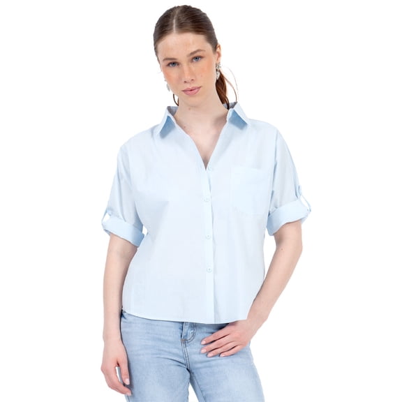 BLUSA PARA MUJER QUARRY CASUAL CUELLO ITALIANO