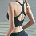 thumbnail image 6 of Sports Bra for Women  Medium Support Criss Cross Back Strappy Workout Bra Gym Activewear Top, 6 of 8