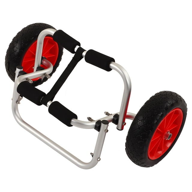 Kayak Carrier, Sturdy Kayak Trolley 25cm Diameter Wheel Adjustable Inflation Free PU For Outdoor