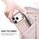 thumbnail image 5 of For iPhone 17 Pro Case Carbon Fiber Texture Leather Back Cover with Magnetic Detachable Suction Cup, 5 of 5