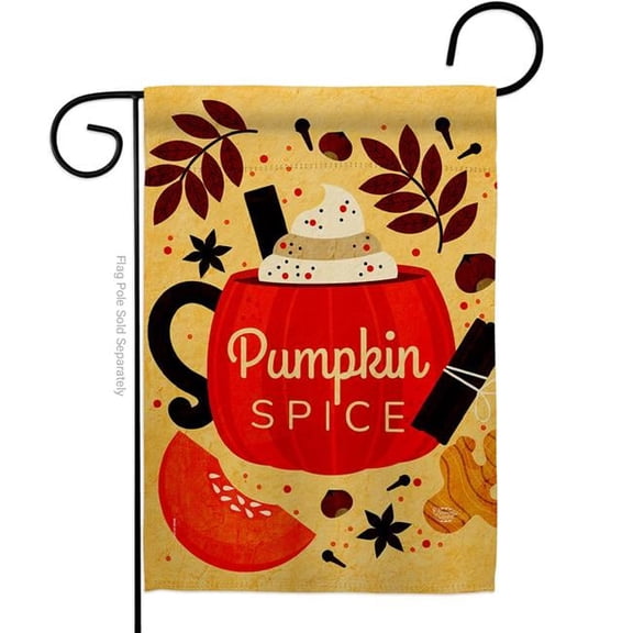 Ornament Collection  13 x 18.5 in. Fall Drinks Garden Flag with Harvest & Autumn Double-Sided Decorative Vertical Flags House Decoration Banner Yard Gift