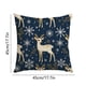 thumbnail image 3 of Uuiauoio Festive Holiday Throw Pillow Cover with Design, Linen-Look Polyester Decorative Cushion Case for Sofa, Living Room, Bedroom, and Seasonal Home Décor, Machine Washable, 3 of 6