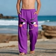 thumbnail image 1 of Pantalones largos para niños y niñas, de moda, estampados, casuales, de playa, con bolsillos., 1 of 9