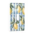 thumbnail image 2 of Yayeee Toggle Light Switch Wall Plate 1-Gang 4.5"x2.7" Home Decorative Outlet Cover, Retro Lemon Leaves, 2 of 7