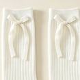 thumbnail image 5 of LJEFF Girls Knee High Soccer Socks, Sweat-Wicking Breathable Anti-Slip Stretch Gift Kids Sport Stockings Beige Size 5-6, 5 of 6