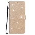 thumbnail image 4 of Allytechgroup Credit Card Slot, Kickstand, Shockproof Flip Wallet Cell Phone Case for Samsung Galaxy A14 5G, Gold, 4 of 5