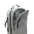 thumbnail image 4 of Protege 20" Convertible Travel Backpack with Multi Pockets and Trolley Sleeve, Gray, 4 of 9