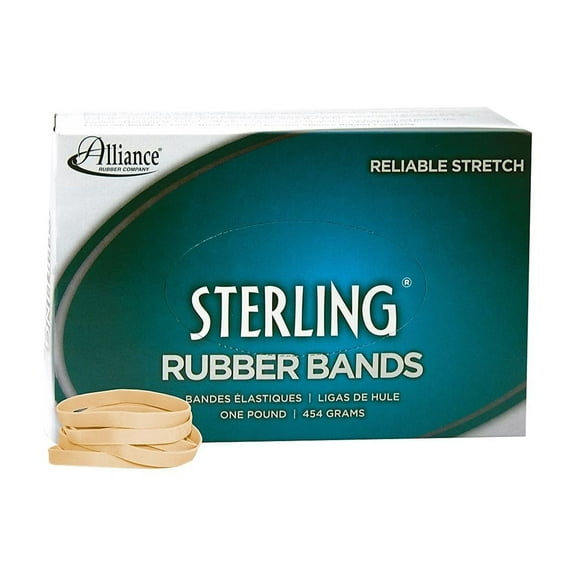 Alliance Sterling Multi-Purpose Rubber Bands #62 1 lb. Box 600/Box 10/Carton (ALL24625VS)
