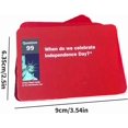 thumbnail image 5 of US Citizenship Flashcards Test Study with 100QA Cards (Red), 5 of 5