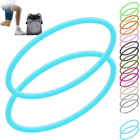 YAUNJI 2PCS Patella Band for Knee Pain Relief, 2026 New Silicone Patellar Tendon Support Strap Brace for Basketball, Elastic Knee Brace for Sports Running Jumpers Tennis Tendonitis Soccer Hiking