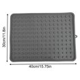 thumbnail image 2 of BUYISI Silicone Drain Mat For Kitchen with Dish Holder Multi Functional Drying Pad For Tableware and Kitchen Essentials, 2 of 8