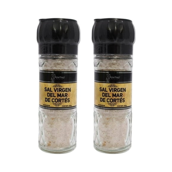PONTINO Sal Virgen Del Mar De Cortés 100g 2 Piezas