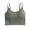 Green, variant on Cathalem Tan Bra STARJJ Womens Basic Cotton Longline V Neck Padded Sports Bra Cami Crop Top Bush up Bra Underwear Orange One Size