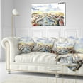 thumbnail image 3 of Designart Rome Hand drawn Illustration - Cityscape Painting Throw Pillow - 12x20, 3 of 5