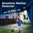 thumbnail image 5 of VOLIVO Solar Lights Outdoor,318LED,5 Modes Split Motion Sensor Outdoor Lights with Remote Control,IP65 Waterproof,180°Wide Angle Outdoor Solar Lights for Yard,Patio,Garden,2 Pack, 5 of 6