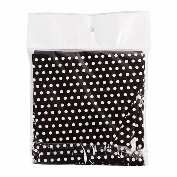 Servilletas Dipak Pastelera Negras con Lunares Paquete de 16 Piezas