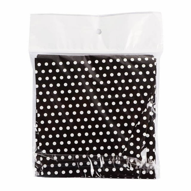 Servilletas Dipak Pastelera Negras con Lunares Paquete de 16 Piezas