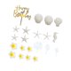 thumbnail image 4 of 21 adornos de flores para tartas con estrellas , corales y , decoración hawaiana para tartas de playa, para bodas y ., 4 of 9