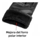 thumbnail image 5 of Guantes Piel Térmicos Invierno Para Frio Pantalla Táctil, 5 of 8