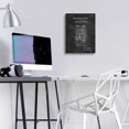 thumbnail image 2 of Epic Art 'Parachute Blueprint Patent Chalkboard,' Acrylic Glass Wall Art, 12"x16", 2 of 2