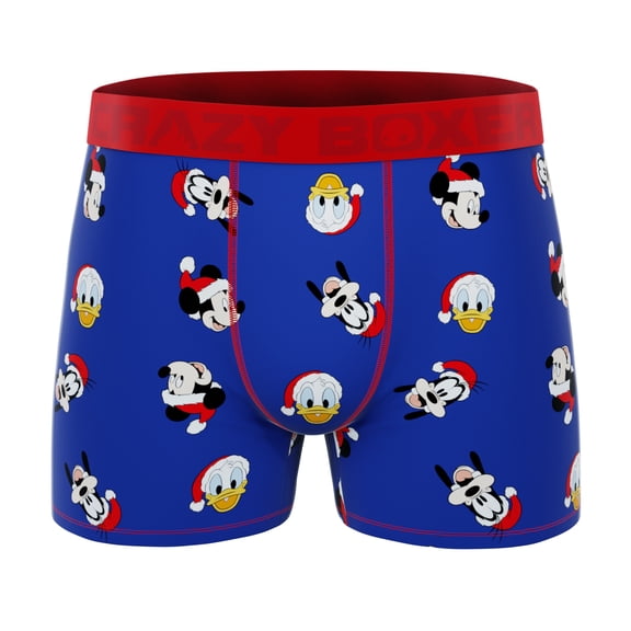 CRAZYBOXER Men's Underwear Disney Classic Non-slip waistband Breathable Boxer Brief Perfect fit