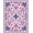 Pink, Pattern 5, variant on ODIKA 2'x3' Machine Washable Non-Slip Area Rug, Joyful Snowman Scene with Canes and Sparkling Snowfall Embellishments High Traffic Rug, Red, 627729