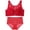 Red#174, variant on LIIPEE Women Bras Solid Color Plus Size Lace Trim Full Coverage Underwire Bralette Seamless Push Up Bralette Bra With Briefs Woman Breathable Holiday Party Photoshoot Bras,Green,32