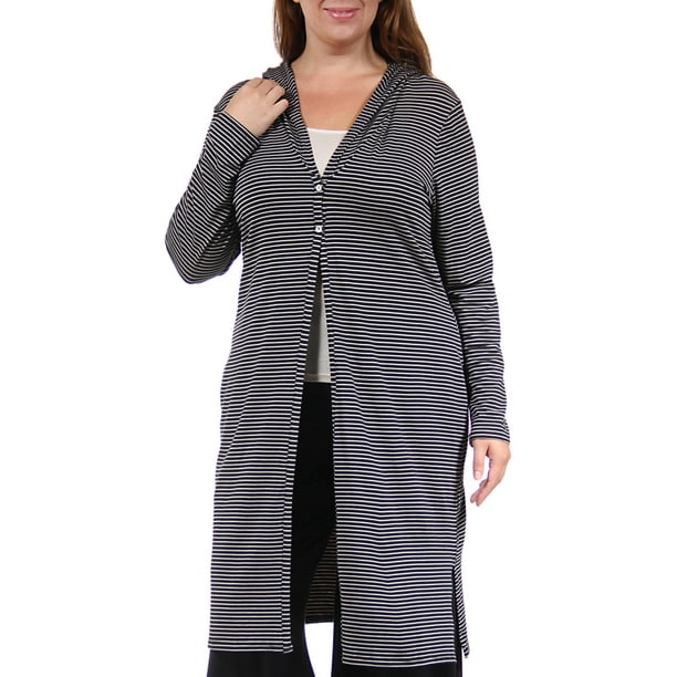 long striped shrug