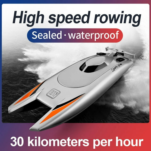 Barco de carreras RC CUTICAT 2.4G Radio telemando a Prueba de Agua hasta 25 Tiempo de Batería