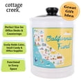 thumbnail image 3 of Cottage Creek Ceramic Piggy Bank, California Vacation, White, 3 of 9