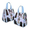 thumbnail image 2 of Poodles Insulated Lunch Bag for Women & Adults,Large Portable Soft Cooler Lunch Bag,Thermal Food Storage Tote with Pearl Cotton,8.66L,8.75x5.75x9.5 Inch, 2 of 6