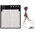 thumbnail image 2 of Placa De Pruebas Sin Soldadura De 3220 Puntos, Kits De Placas De Pruebas 65 Cables De Puente Material ABS De La Placa De Pruebas Para La Industria Para El Circuito De Creación De ANGGREK 3220 Points Solderless Breadboard, 2 of 8