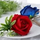 thumbnail image 4 of Minnieouse Elegantes padrinos de boda Rosas de boda Detalle llamativo Ocasiones formales Ramillete de rosas blancas hecho a mano Ropa, zapatos y accesorios Miscelánea rojo, 4 of 6