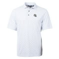 thumbnail image 2 of Men's Cutter & Buck White Miami Dolphins Big & Tall Virtue Eco Pique Tile Print Recycled Polo, 2 of 3