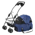 thumbnail image 2 of Pet Dog Stroller Foldable Separation Models Universal Wheel for Small Cat Dogs Outdoor Shopping Camping Travel ShopWise Round, 2 of 9