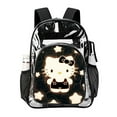 thumbnail image 7 of Hello Kitty Stylish Mesh & Transparent Clear Backpack – Trendy, Durable & Lightweight for School, Work Or Travel, 7 of 7