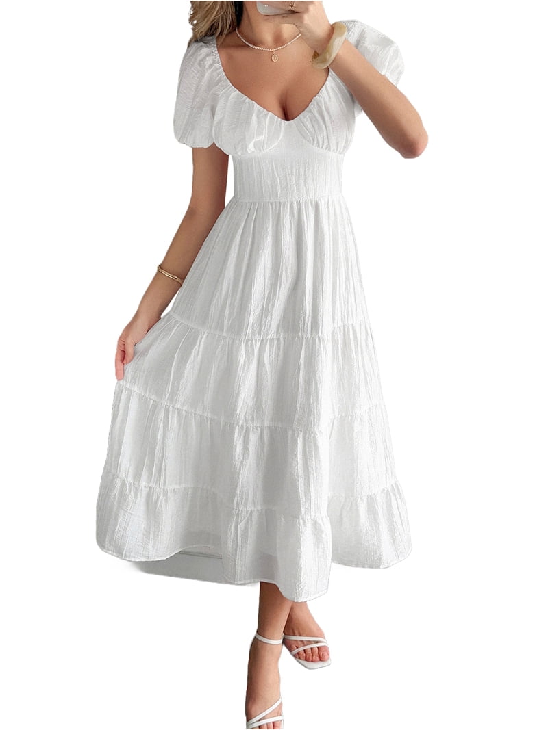 white off the shoulder dress maternity Raquel Maternity And Nursing Dress