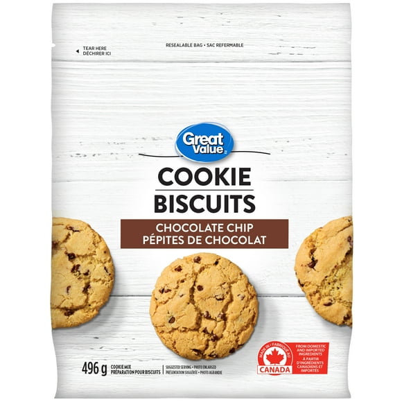 Préparation pour biscuits aux pépites de chocolat Great Value