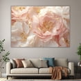 thumbnail image 6 of Mudket Blush Pink Peonies Canvas Wall Art, Framed Floral Print, Ready to Hang Wall Decor for Living Room Bedroom, Elegant Luxury Artwork - 12"L x 8"W, 6 of 10