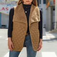 thumbnail image 3 of Women Quilted Vest Patchwork Sleeveless Jacket Open Front Cardigan, 3 of 9