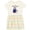 Natural with Stripes, variant on Inktastic Happy Birthday, Nana- Cute Penguins Girls Toddler Dress